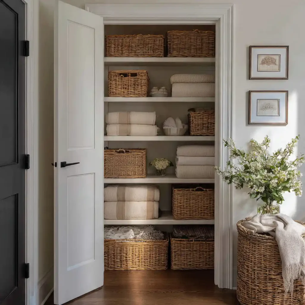 25-Large Linen Closet Organization Idea