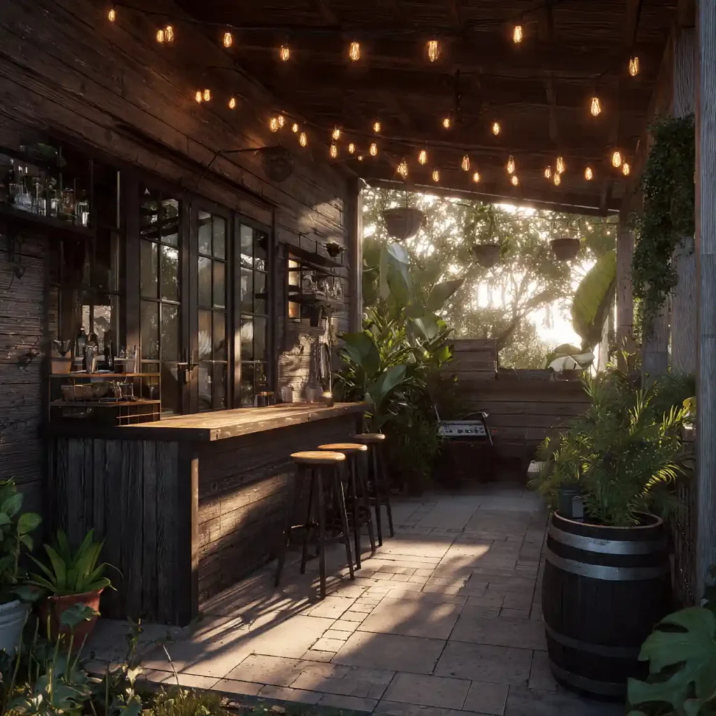 25-Rustic Outdoor Patio Idea
