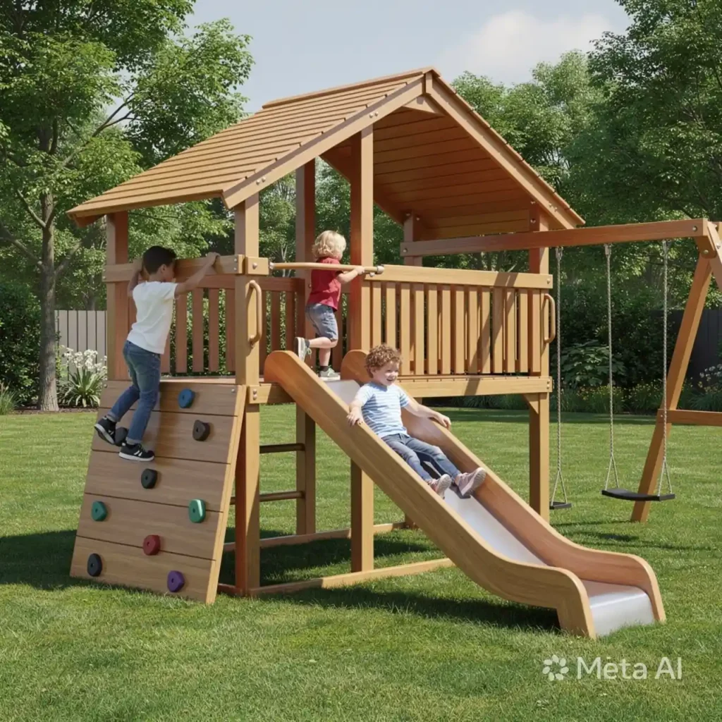 25-Unique Backyard Play Area Idea