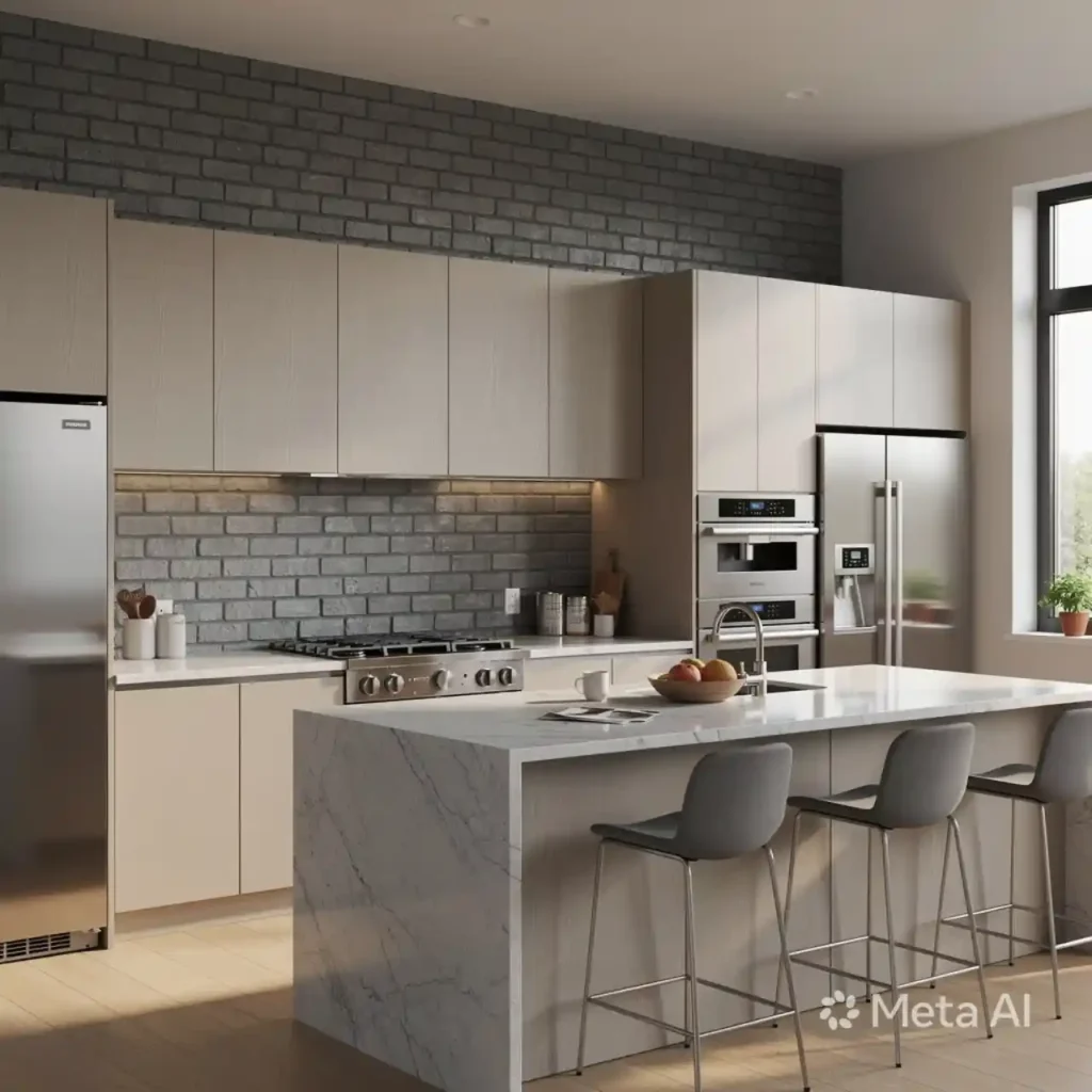 26-Grey Kitchen Idea