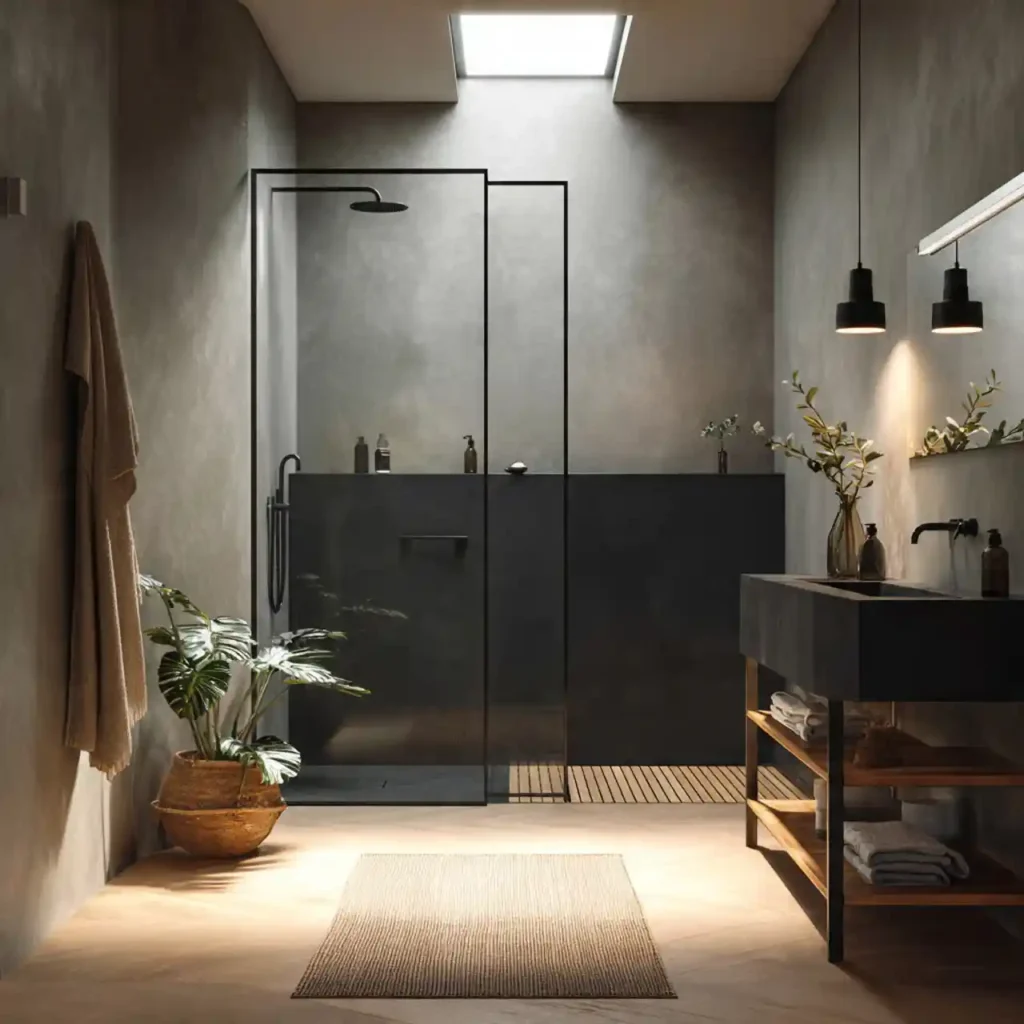 26-Half Wall Shower Ideas