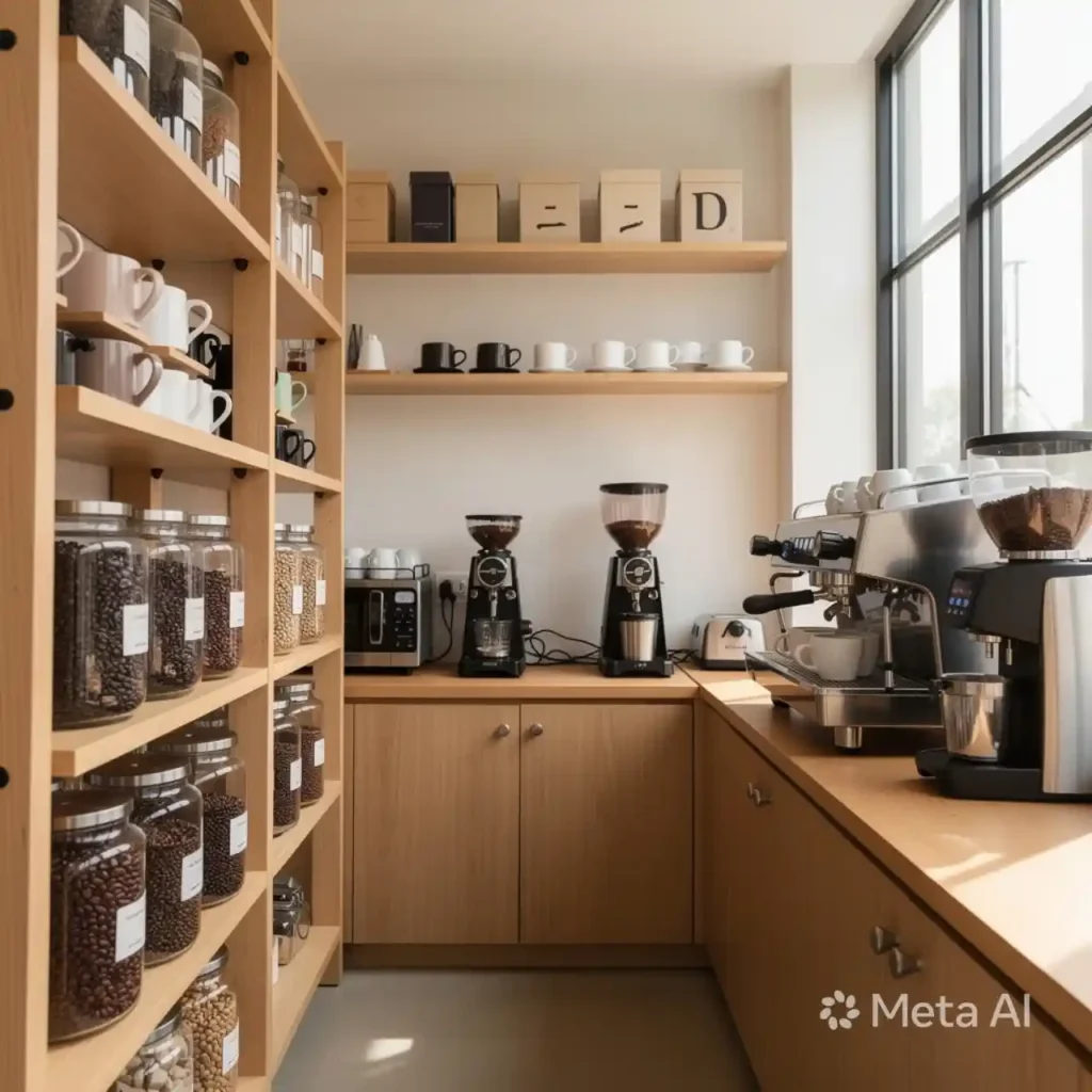 26-Inviting Kitchen Coffee Bar Idea