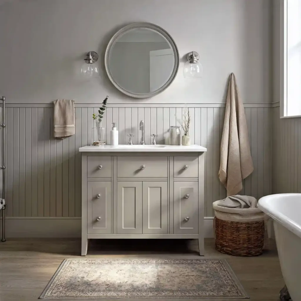 26-Modern Farmhouse Bathroom Ideas