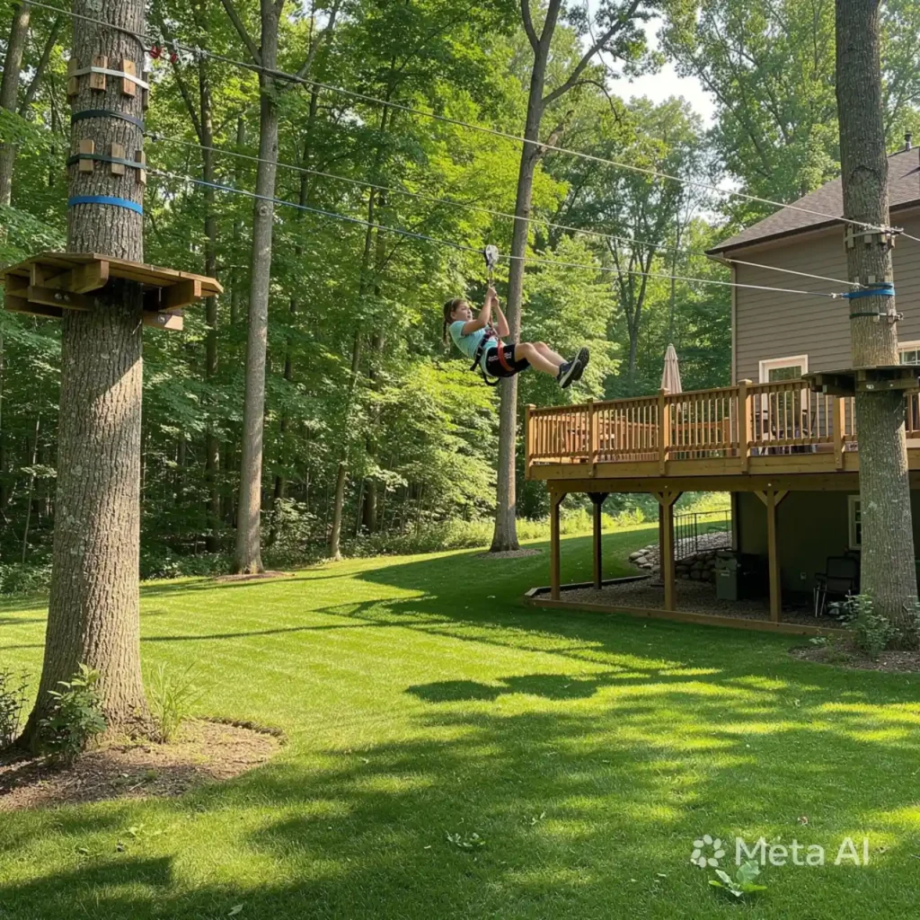 26-Unique Backyard Play Area Idea