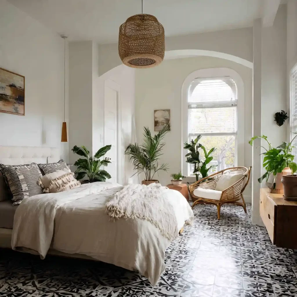 27-Black and White Bedroom Idea