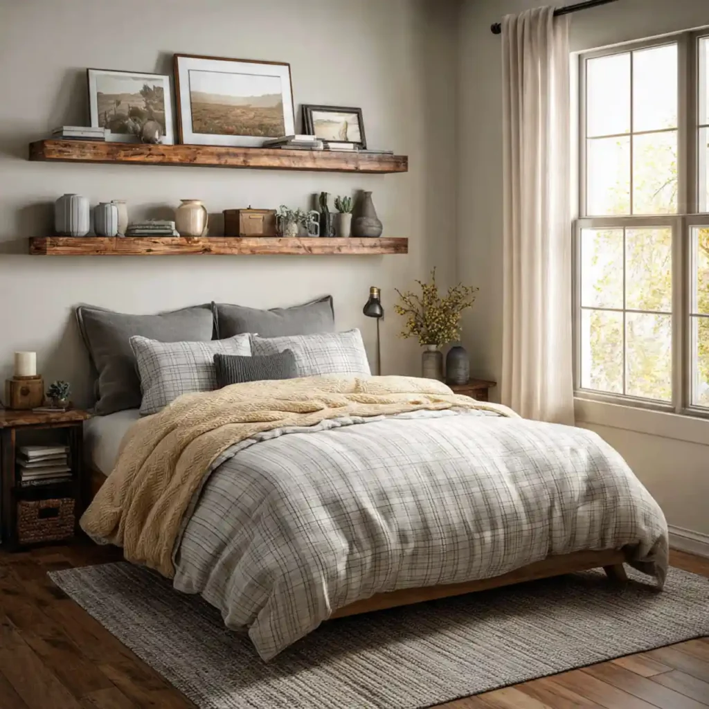 27-Farmhouse Bedroom Idea