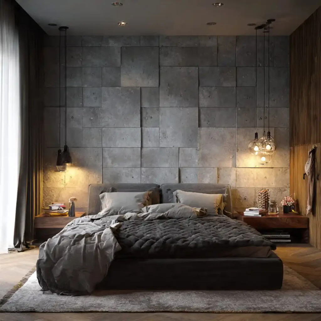 27-Gray Bedroom Idea