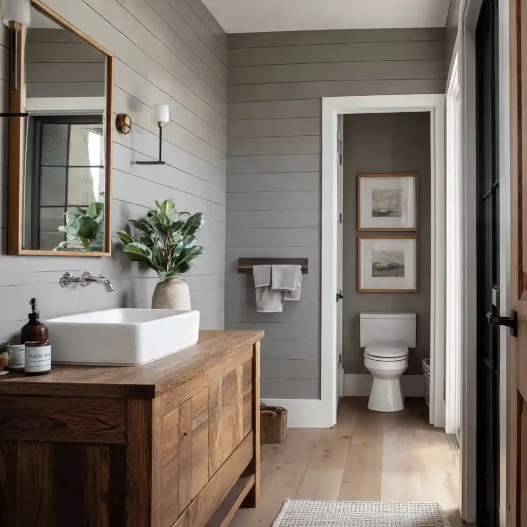 27-Grey Bathroom Idea