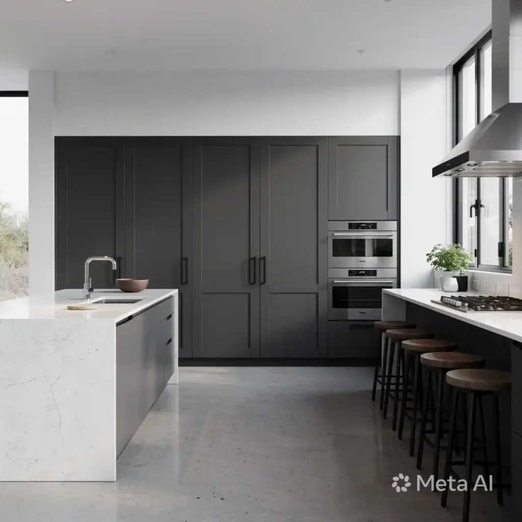 27-Grey Kitchen Idea