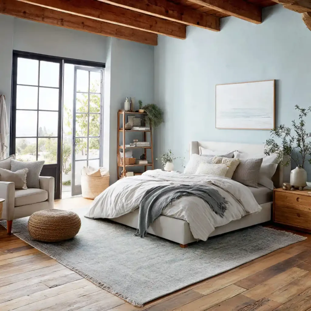 28-Blue Bedroom Idea