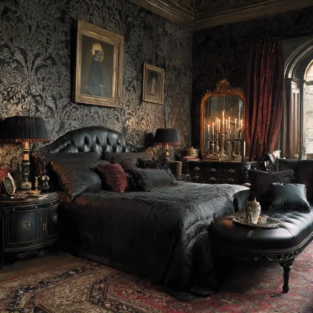 28-Gothic Bedroom Idea