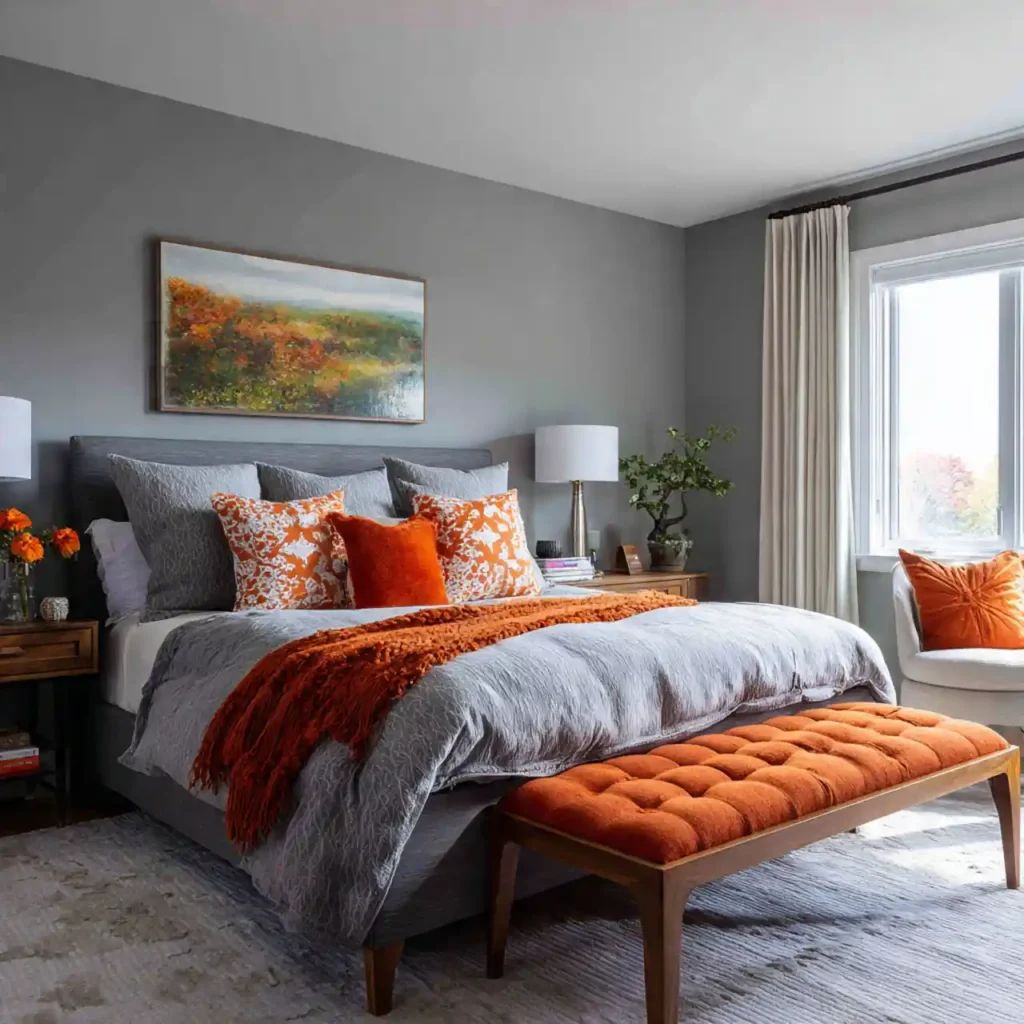 28-Gray Bedroom Idea