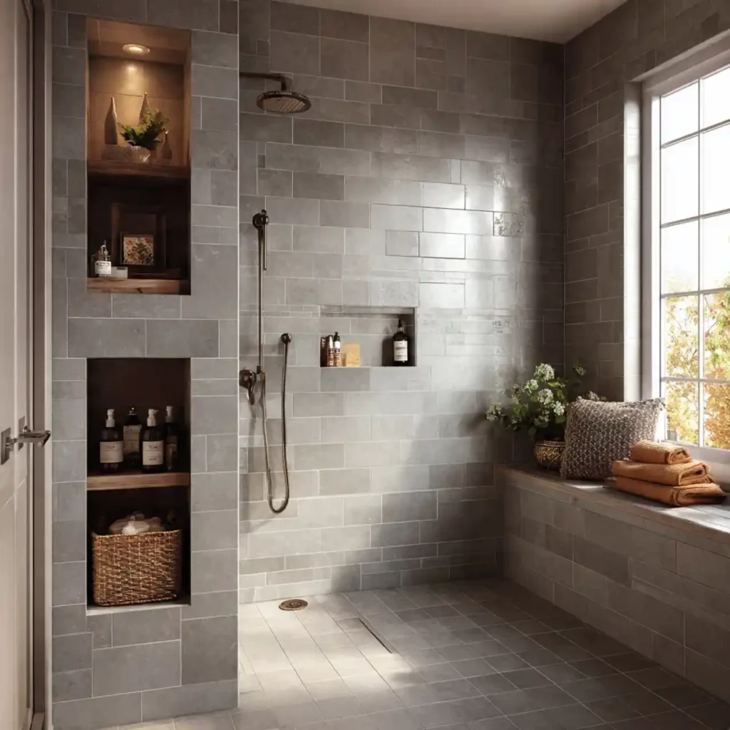 28-Grey Bathroom Idea