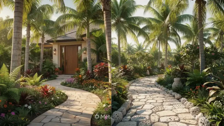 28 Tropical Landscape Ideas for Stunning Front Yards, Backyards and Small Spaces