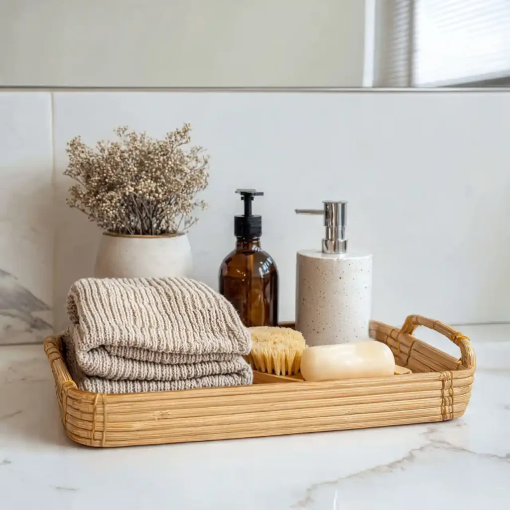 29-Bathroom Counter Decor Idea