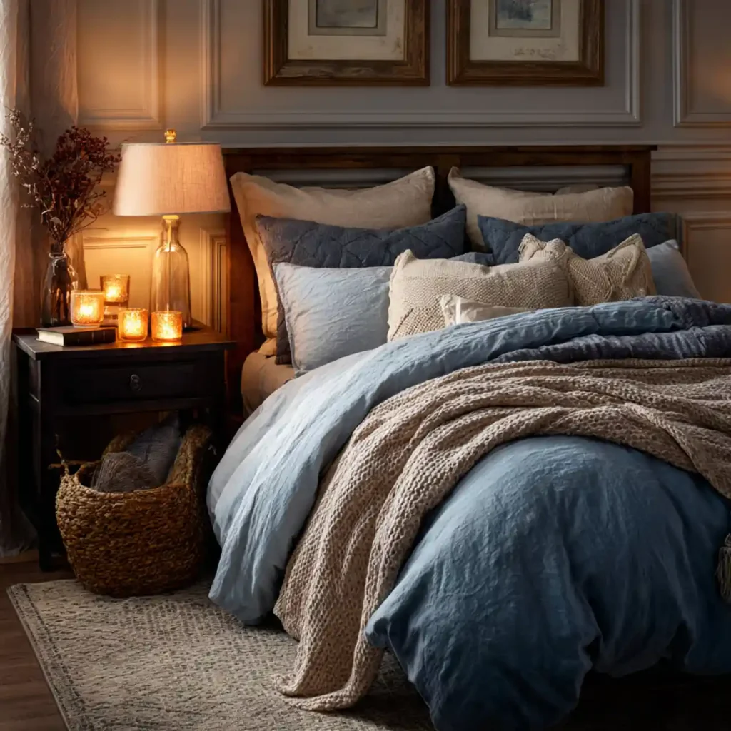 29-Blue Bedroom Idea
