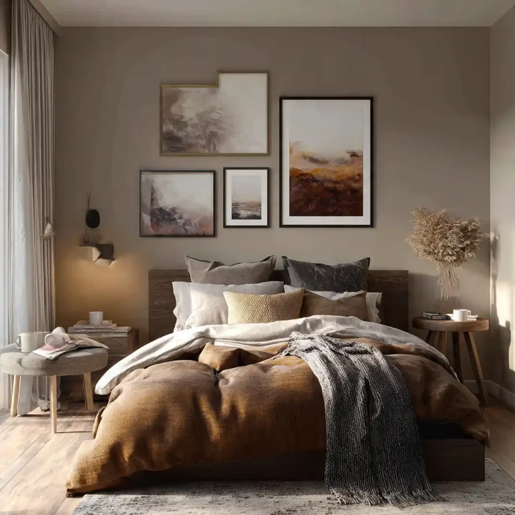 29-Brown Bedroom Idea