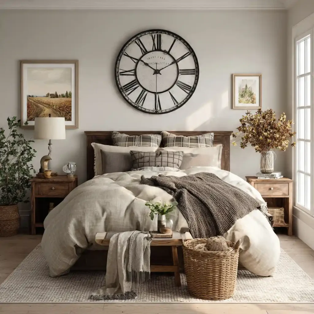 29-Farmhouse Bedroom Idea