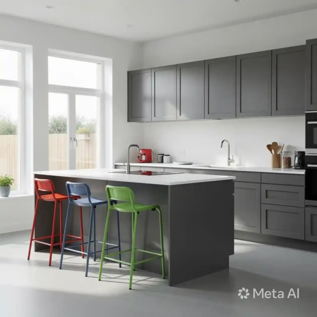 29-Grey Kitchen Idea