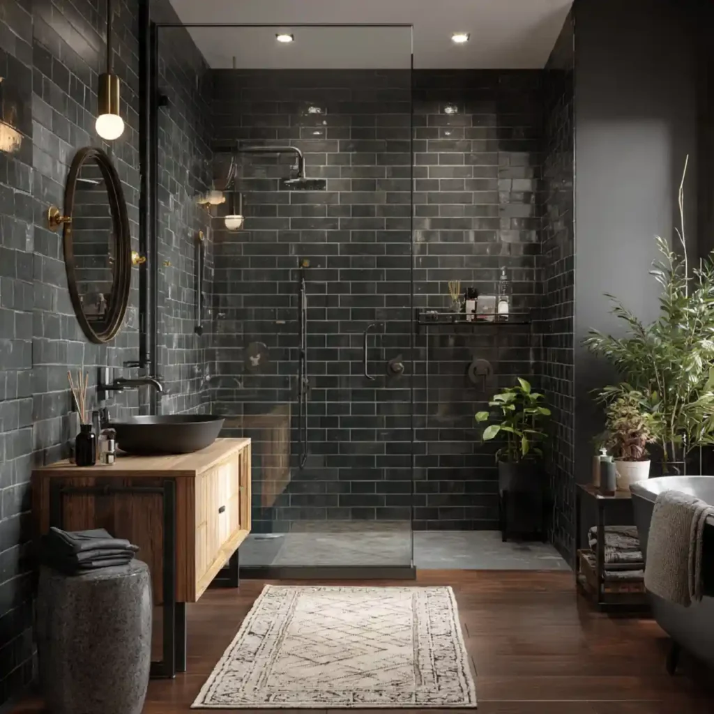 3-Dark Bathroom Idea