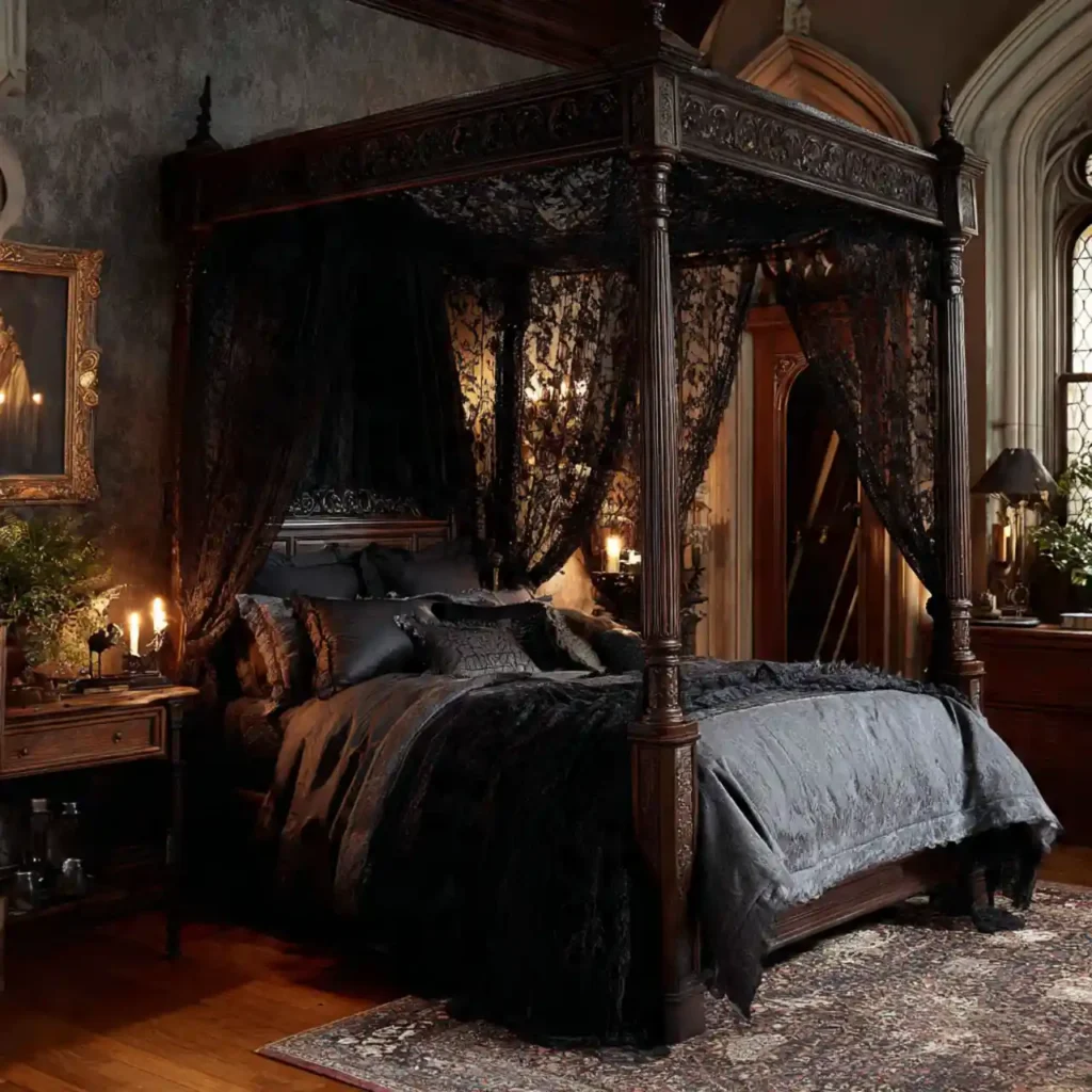 3-Gothic Bedroom Idea