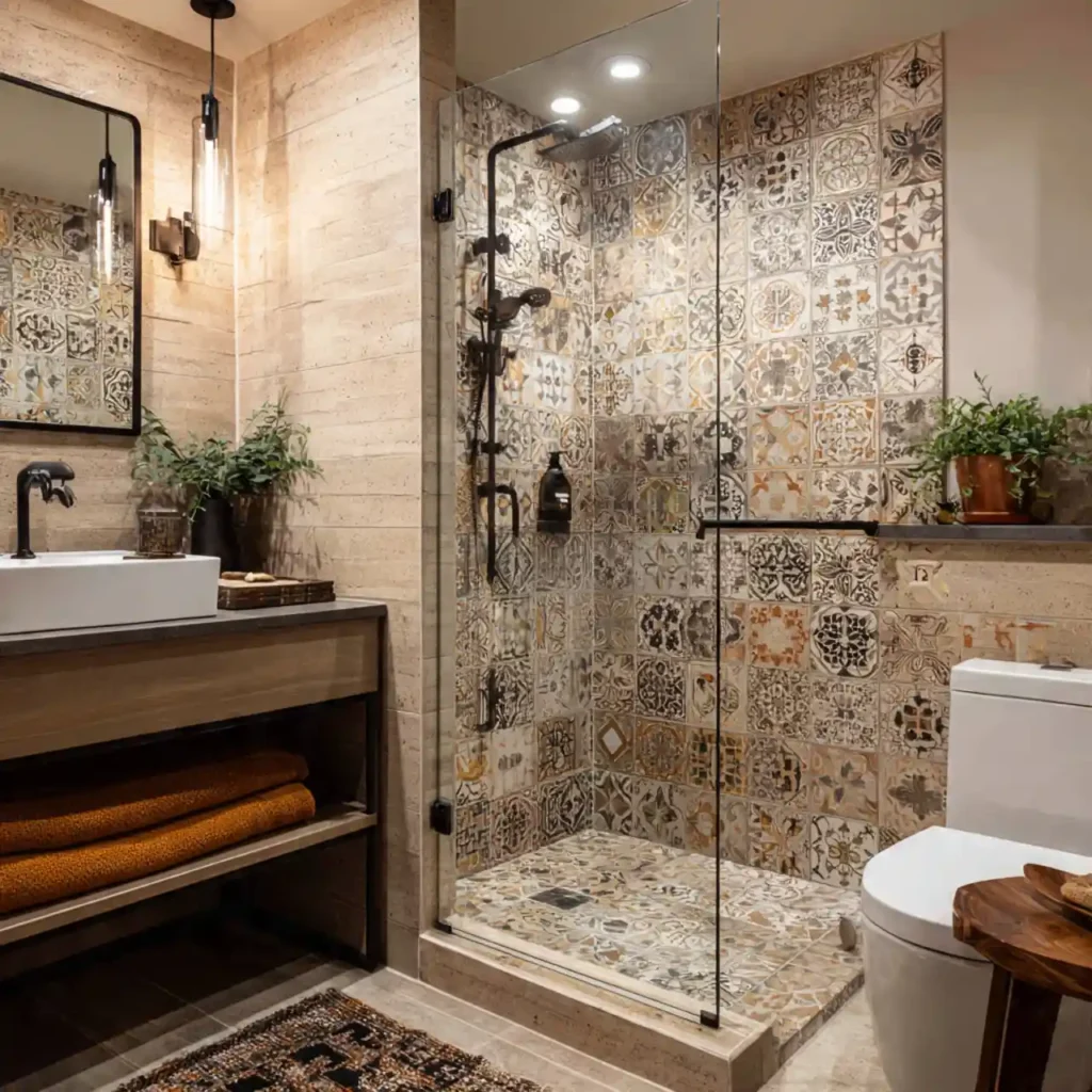 3-Half Wall Shower Ideas