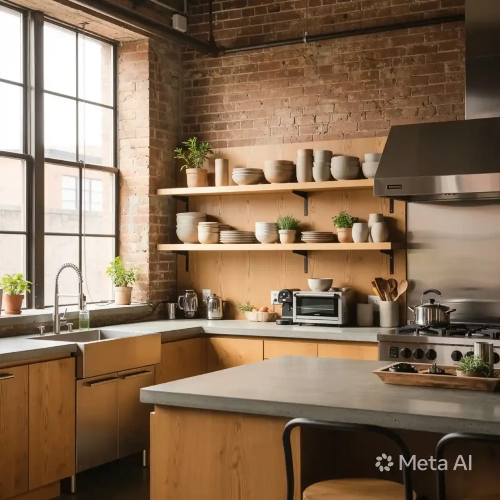 3-Industrial Kitchen Design Idea
