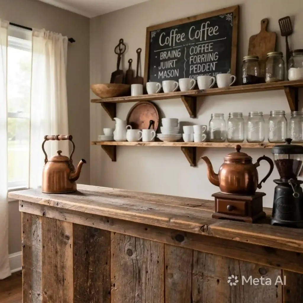 3-Inviting Kitchen Coffee Bar Idea
