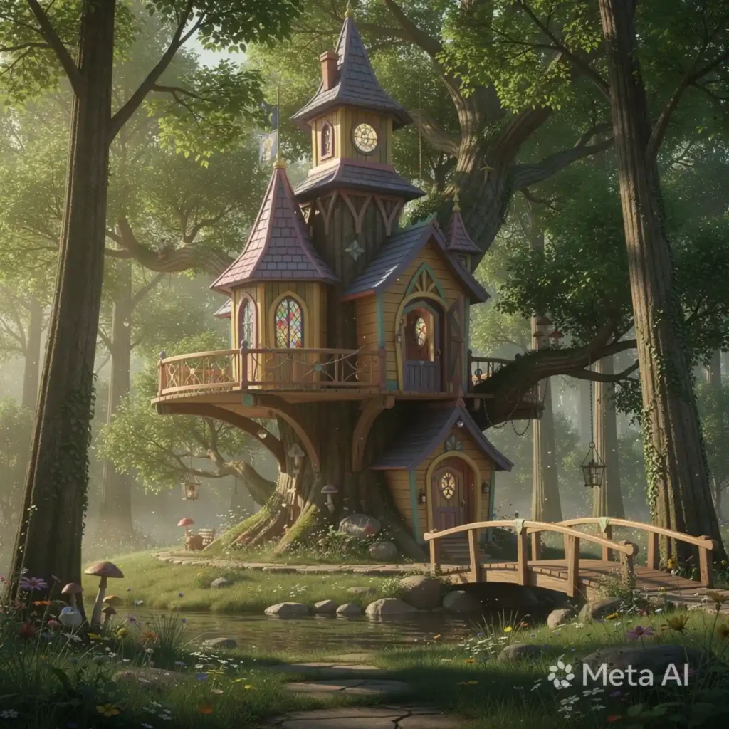 3-Kids Treehouse Idea