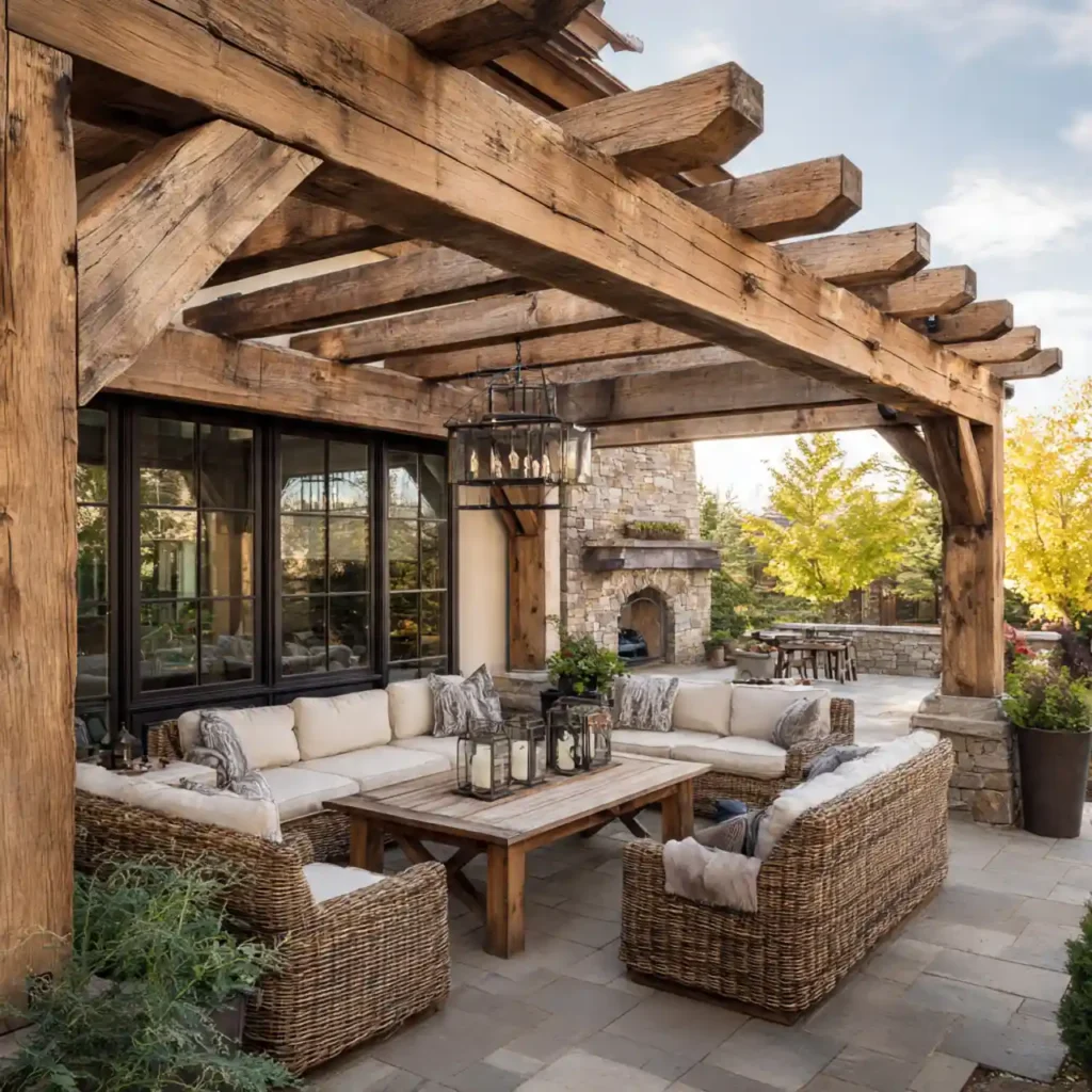 3-Rustic Outdoor Patio Idea
