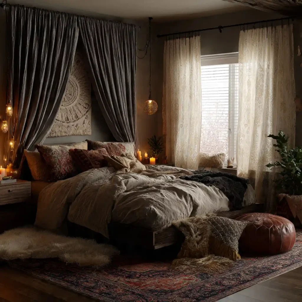 30-Boho Bedroom Idea