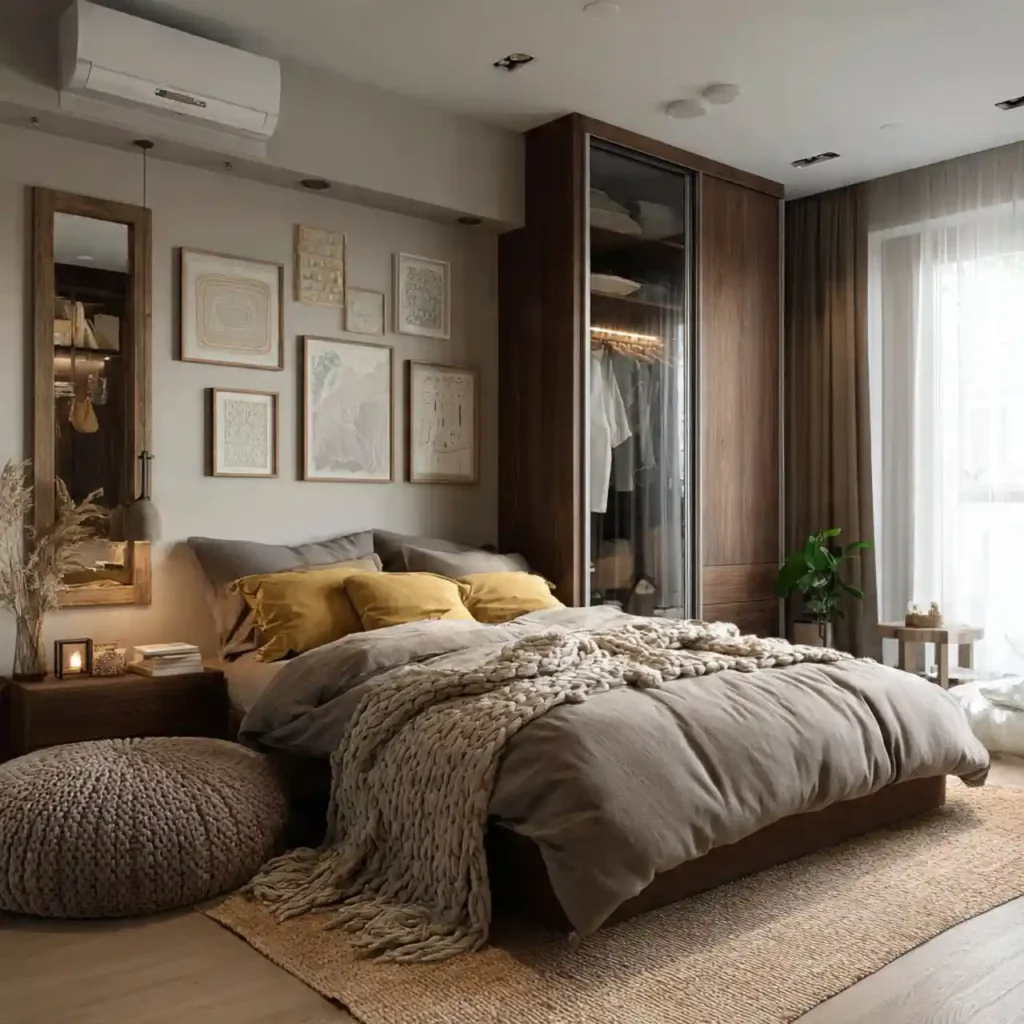 30-Brown Bedroom Idea