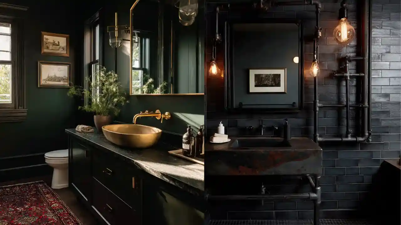 30 Dark Moody Bathroom Ideas That Bring Drama, Luxury, and Timeless Style