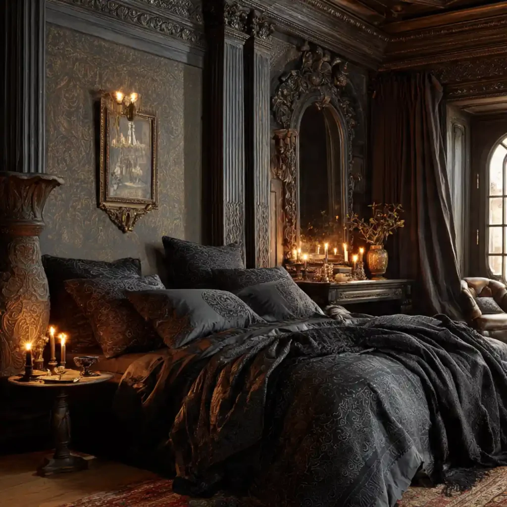 30-Gothic Bedroom Idea