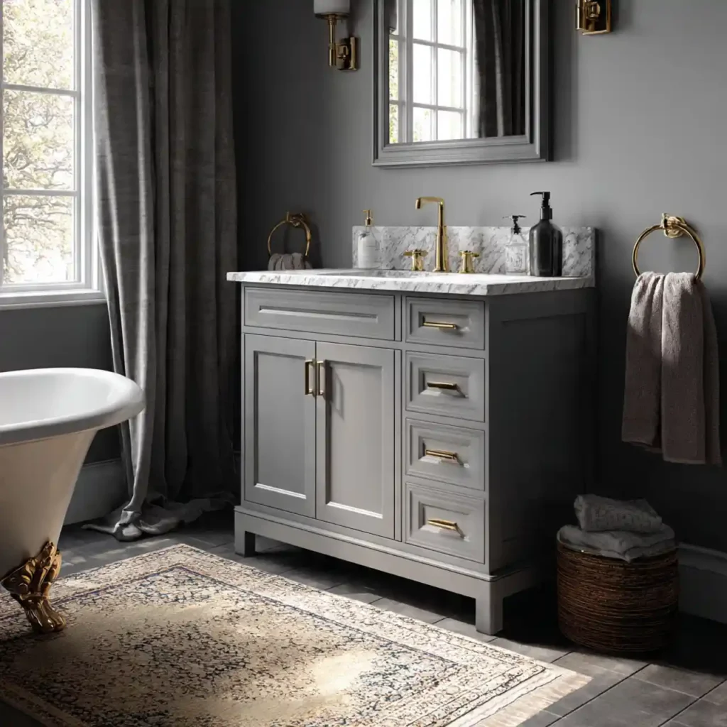 30-Grey Bathroom Idea