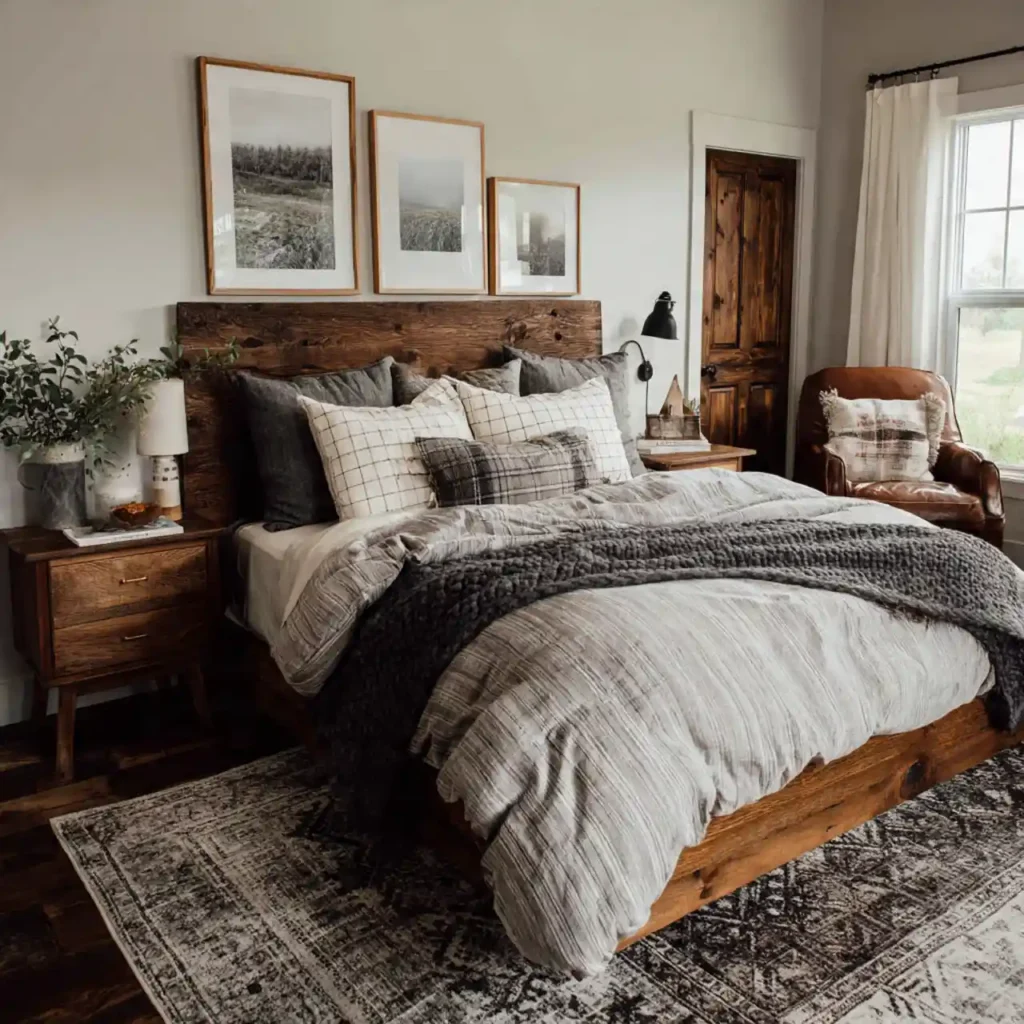 31-Farmhouse Bedroom Idea