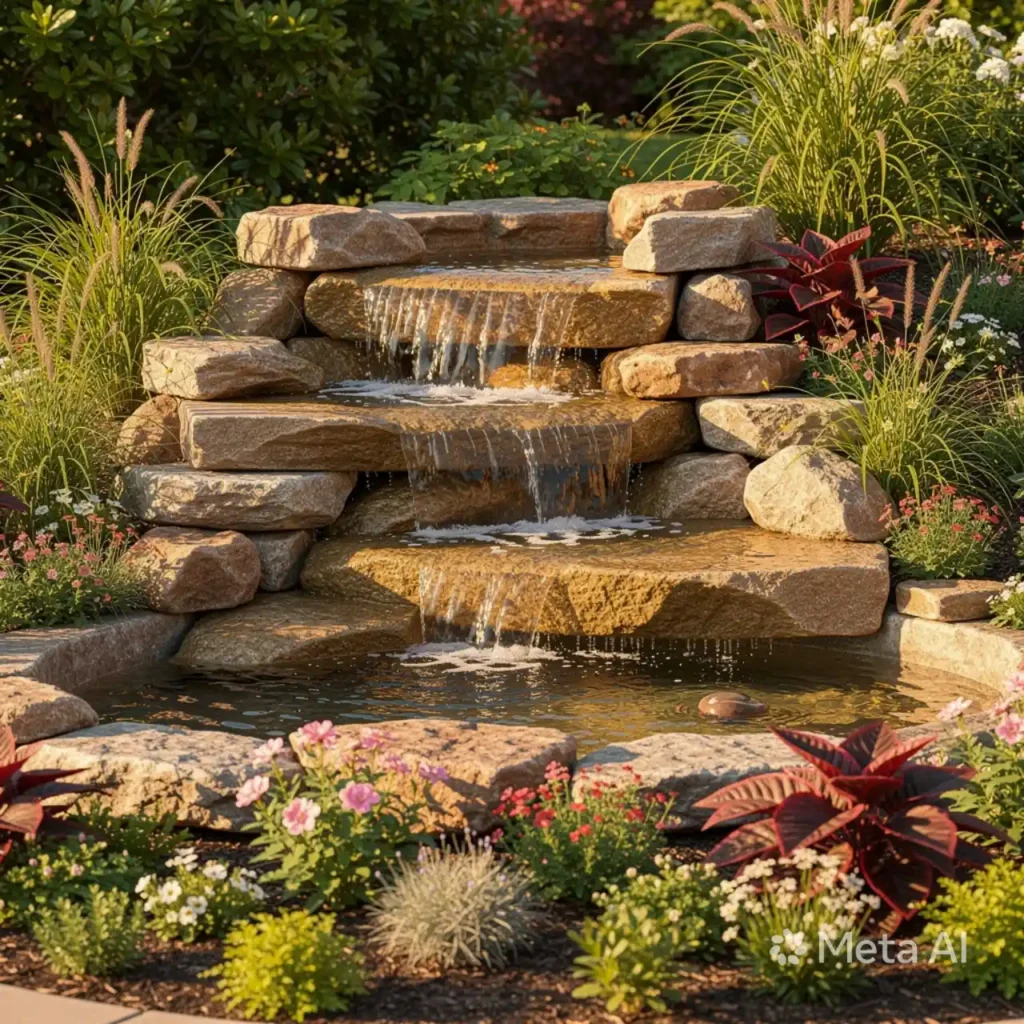 31-Unique Outdoor Fountain Idea