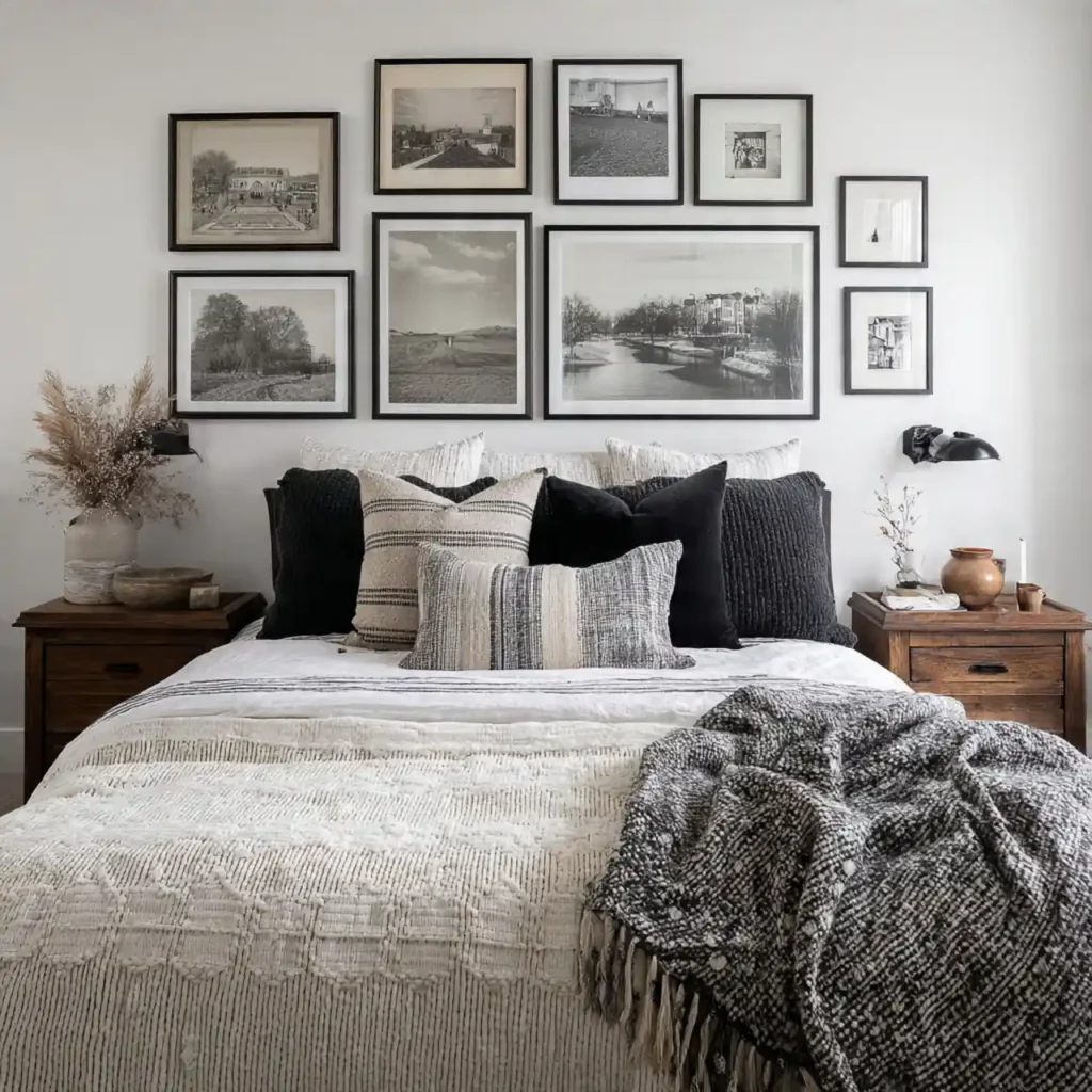 33-Black and White Bedroom Idea