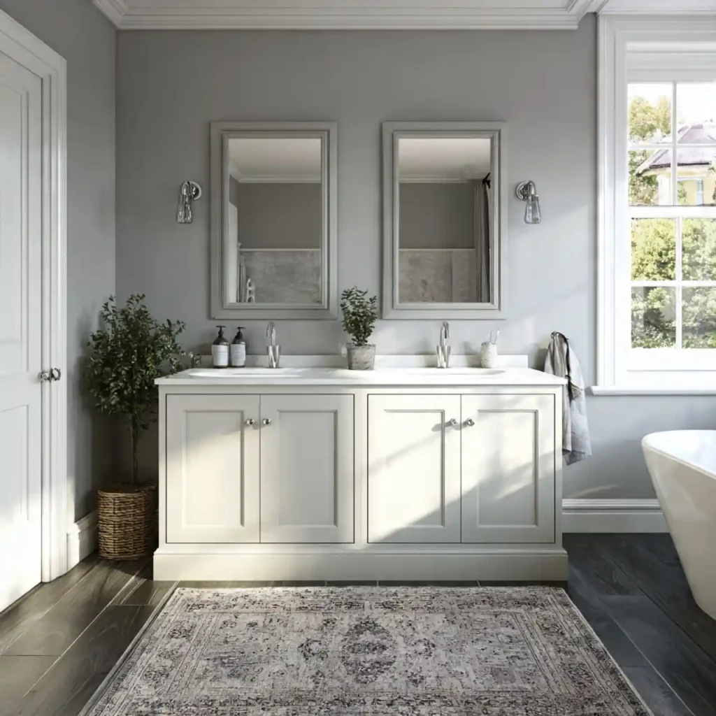 33-Grey Bathroom Idea
