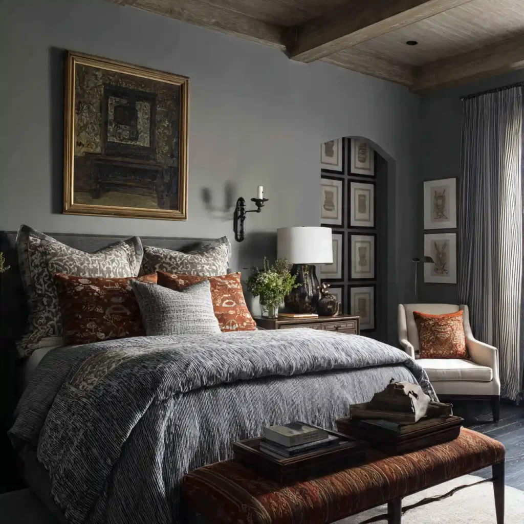 34-Gray Bedroom Idea