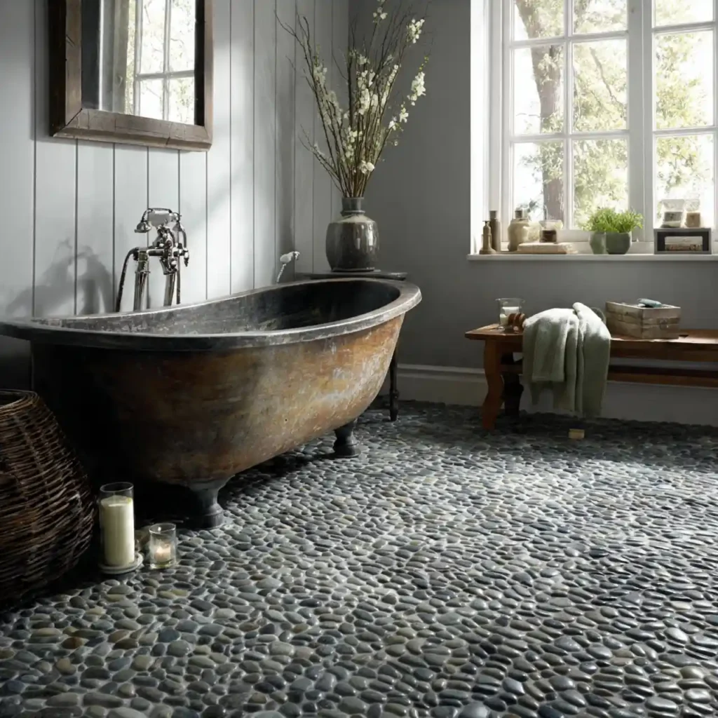 34-Grey Bathroom Idea