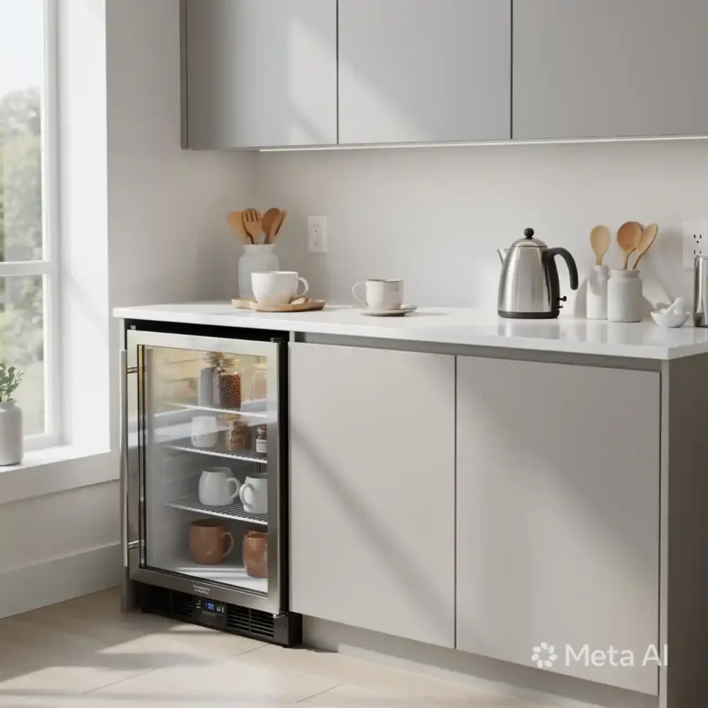 34-Inviting Kitchen Coffee Bar Idea