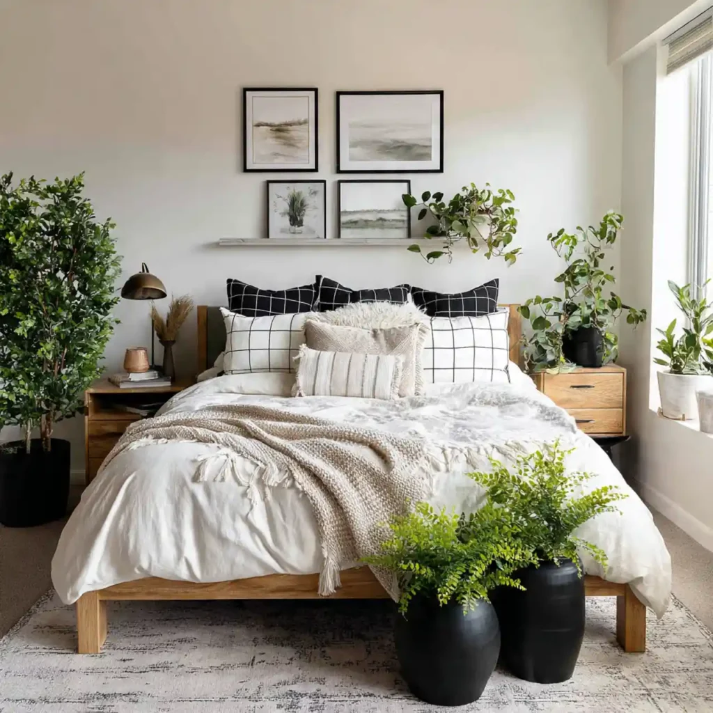 36-Black and White Bedroom Idea