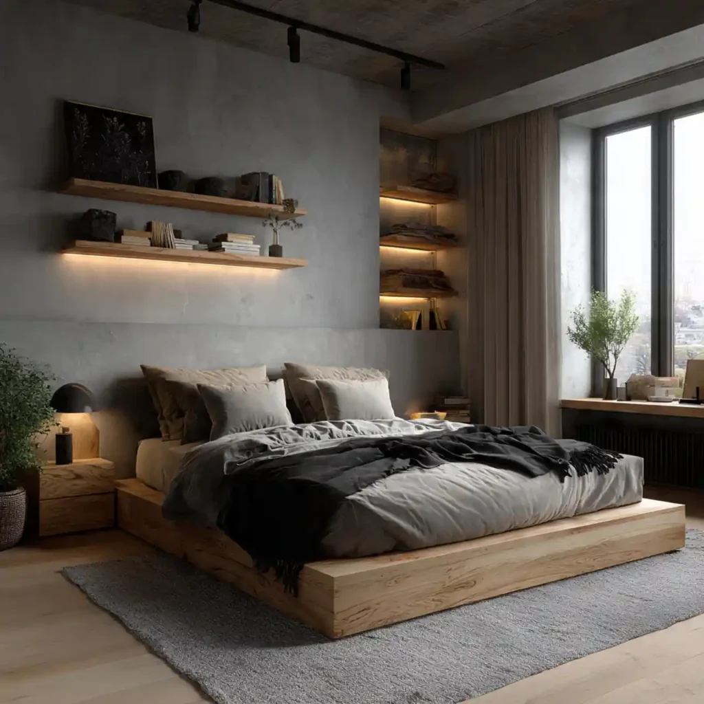 4-Gray Bedroom Idea