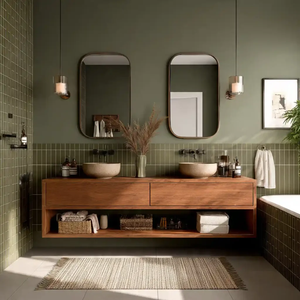 4-Green Bathroom Idea