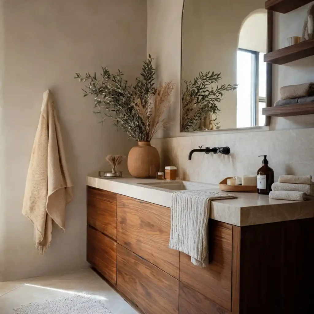 4-Japandi Bathroom Idea