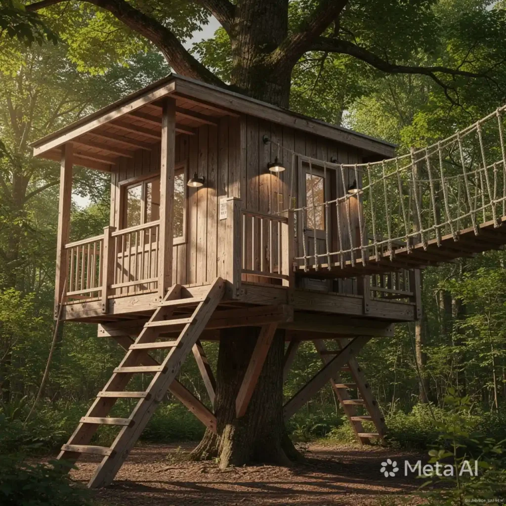 4-Kids Treehouse Idea