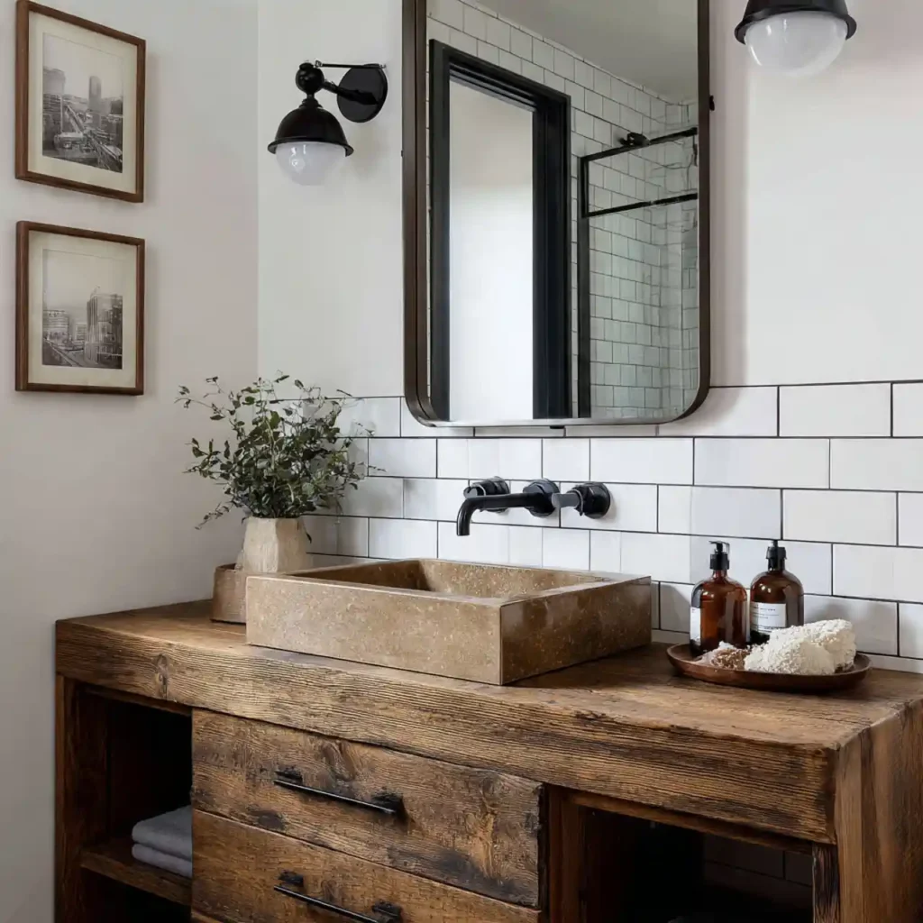 4-Modern Farmhouse Bathroom Ideas
