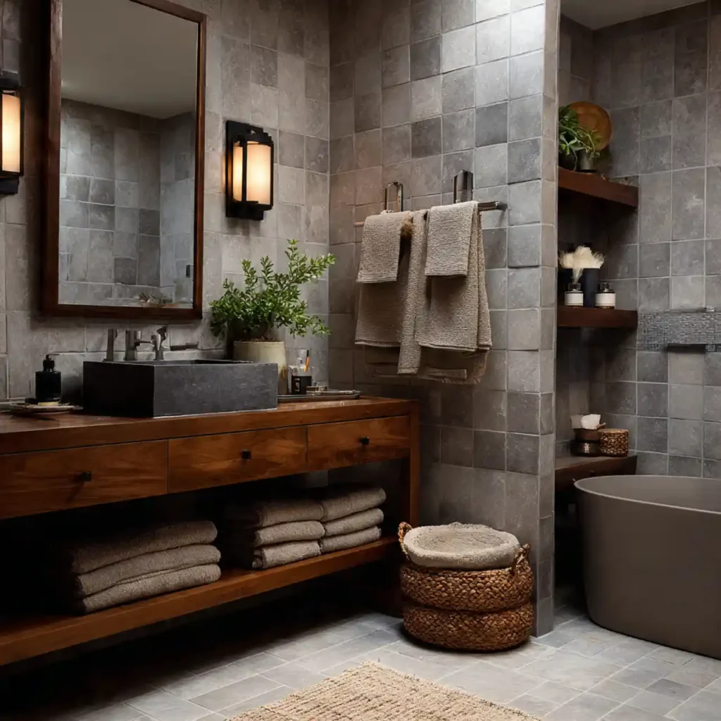 4-Organic Modern Bathroom Ideas