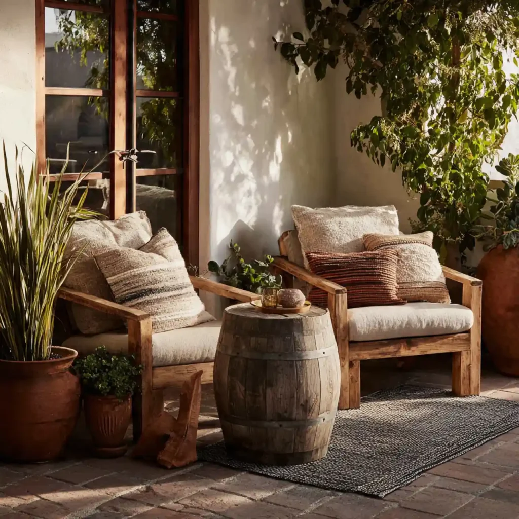 4-Rustic Outdoor Patio Idea